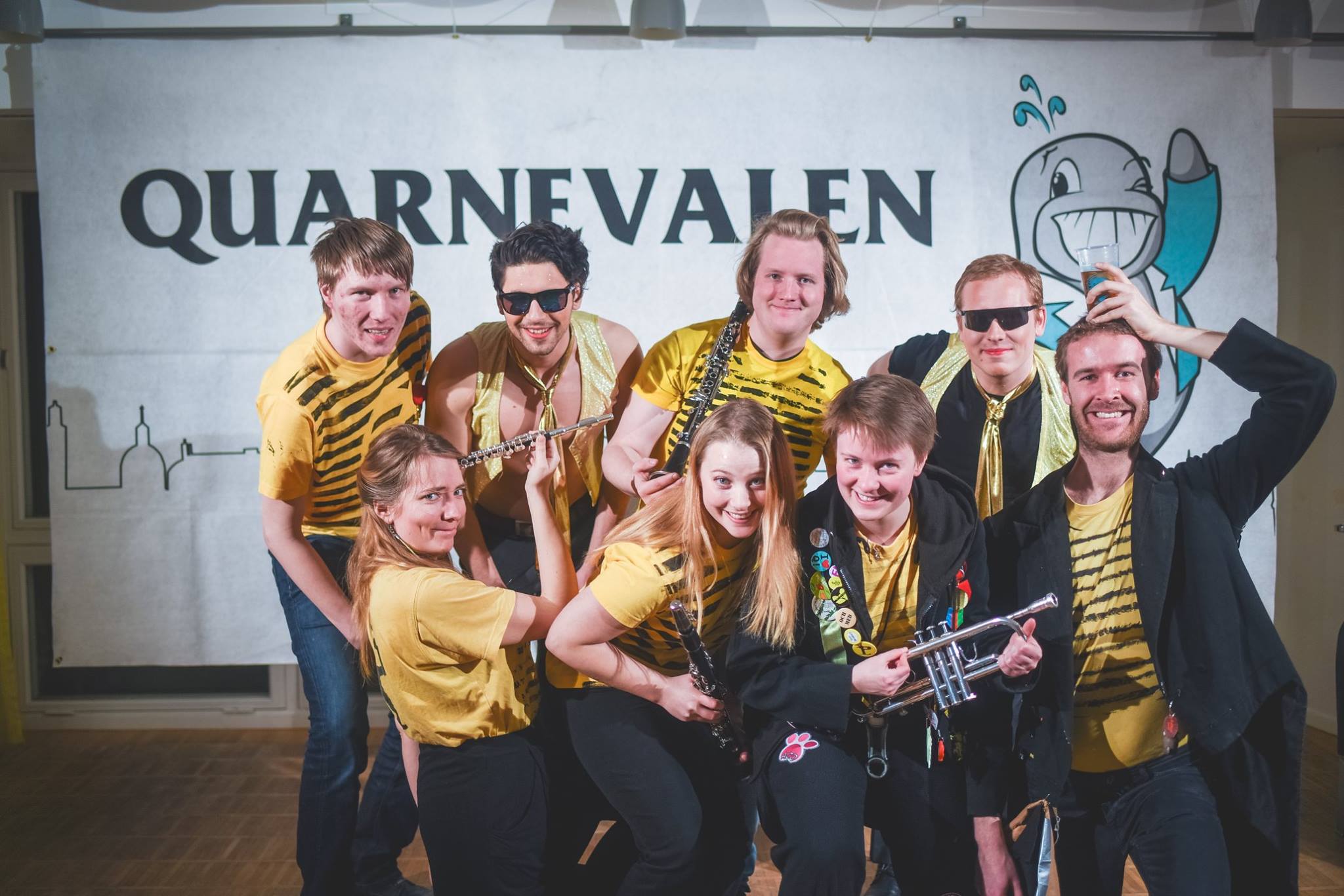 Några av oss under Quarnevakens MelodifestiVAL.